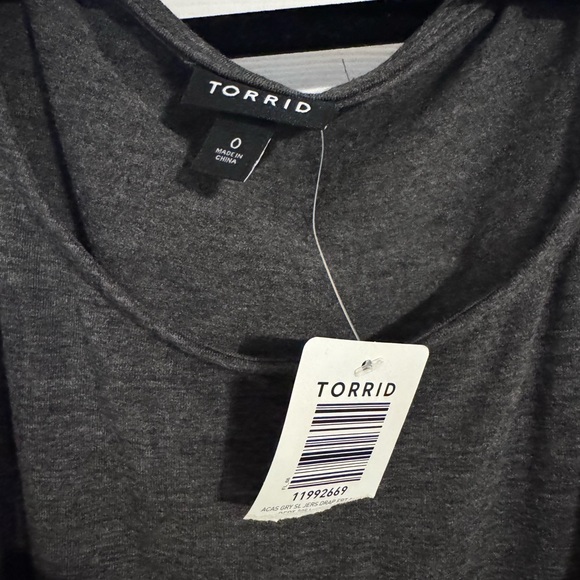 Torrid Gray Sheath Midi Dress Scoop Neck Sleeveless - Picture 3 of 3